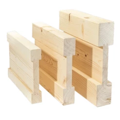 FRANCE Poutres Structures Et Toitures Poutre En I Courbée Inopanne Avec âme Bois Massif - Sapin Traité Classe 2 Incolore - 70 X 300 Mm - L.6M -Gamme Elosbois Soldes 1