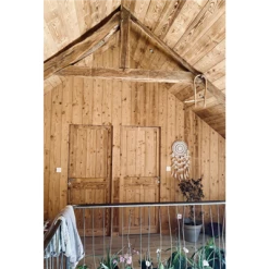 Solibois Lambris Bois Lambris Intérieur En Épicéa Français étuvé - Fuvelle Noueux - Profil Grain D'orge - 16 X 175 Mm - L.4M