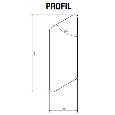 ELOS Bardages Bardage En Douglas Traité Classe 3 Vert - Biézo 30° - 72MMx26MM - L.4.00M 4 ELOS Bardages Bardage En Douglas Traité Classe 3 Vert - Biézo 30° - 72MMx26MM - L.4.00M – Image 2