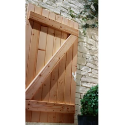 ELOS Bois Pour Volets Lame à Volet En Sapin Du Nord - Classe 3 Marron - 27x90 Mm - 4,50M