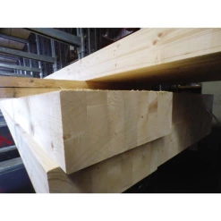 Structures Et Toitures Lamellé-collé Sapin - Traité Classe 3 Vert 90x320 Mm