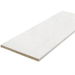 AJ Timber Bois De Décoration Tablette En Bois Mélaminé Blanc - 500MM X 2500MM - épaisseur 18 Mm