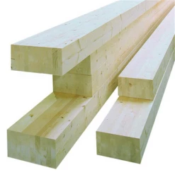 Structures Et Toitures Lamellé-collé Sapin - Traité Classe 2 Incolore - 120 X 440 Mm