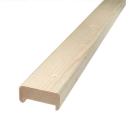 Roux Baguette - Couvre-joint - Plinthe Cadre Arrêt De Cloison Sapin