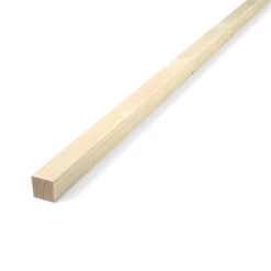 Roux Baguette - Couvre-joint - Plinthe Carrelet Sapin Du Nord Blanc