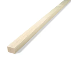 Roux Baguette - Couvre-joint - Plinthe Tasseau Sapin Du Nord Blanc